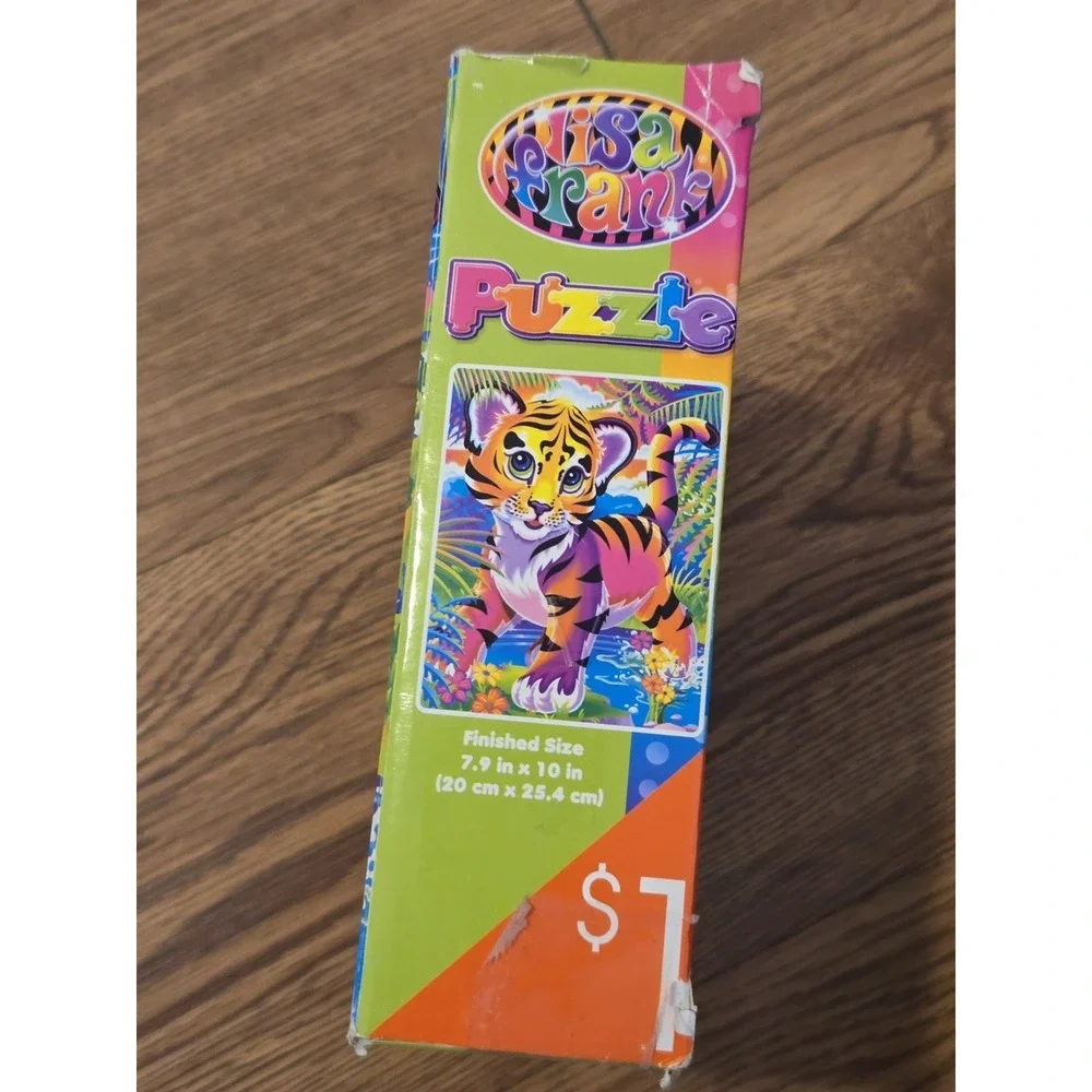 Lisa‎ Frank Forrest Puzzle 48 Pc Incomplete 42/48 Pieces Damaged Piece